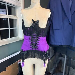 Leg Avenue Steel Boning Underbust Corset Waist Cincher Stipper Stage Burlesque